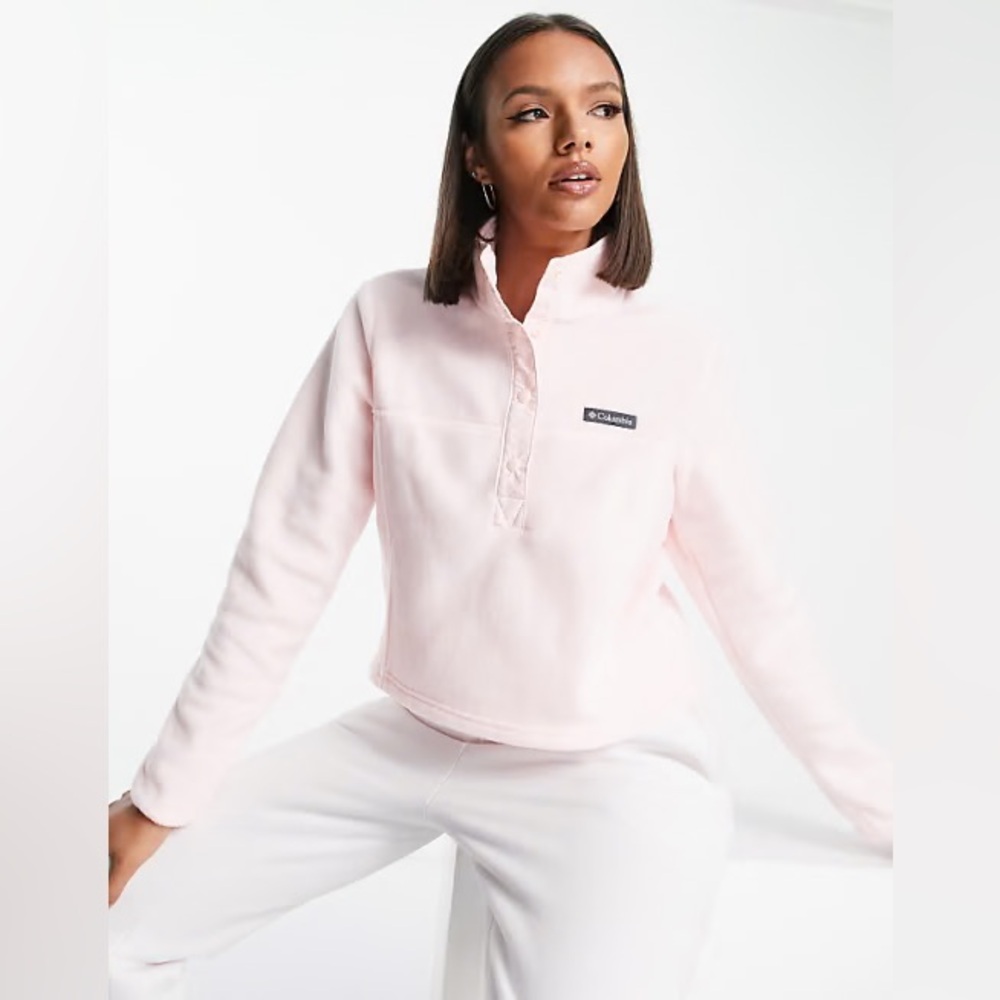 Women's Pink Fleece Sweater (Columbia Sportswear)